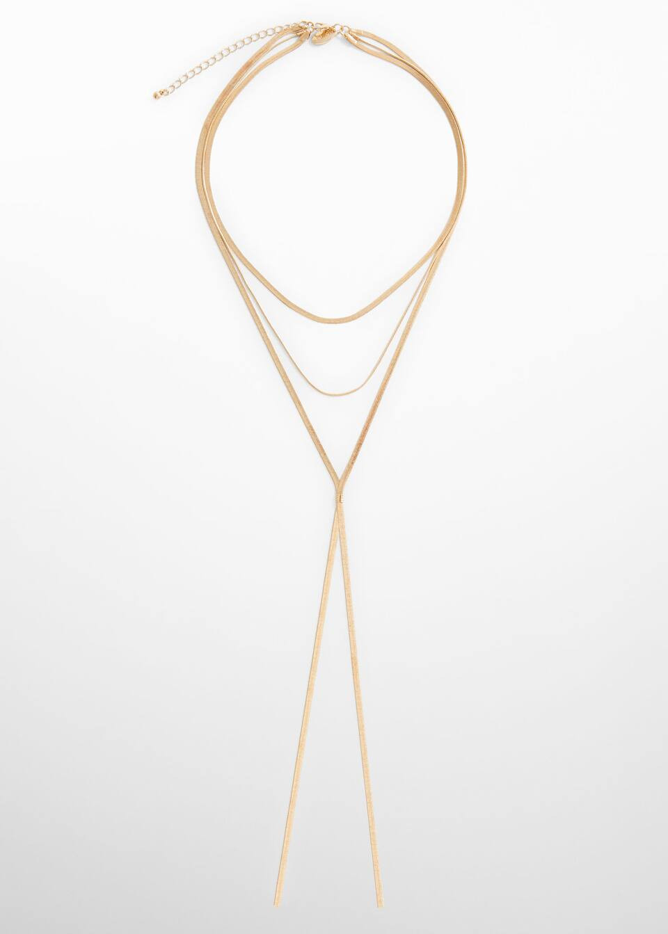 Long triple necklace -  Women | Mango United Kingdom | MANGO (UK)