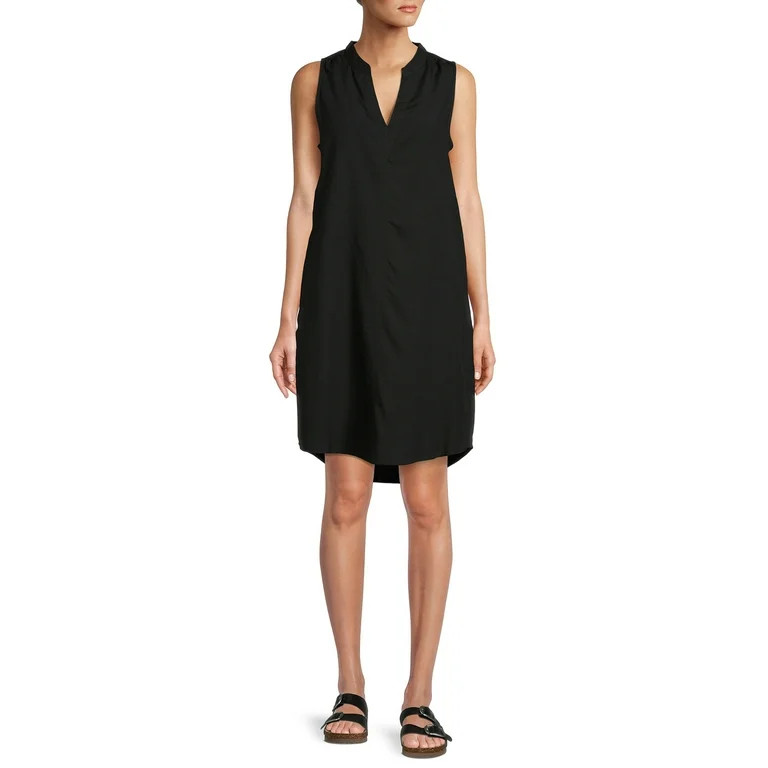 Time and Tru Women's Sleeveless Woven Dress | Walmart (US)