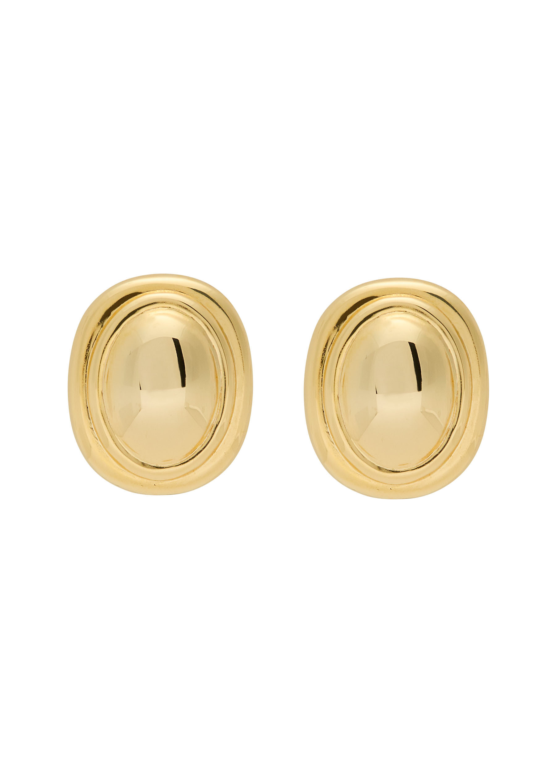 The Franka 18kt gold-plated stud earrings | Harvey Nichols