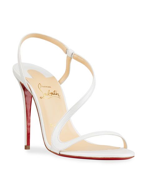 Rosalie Red Sole Stiletto Sandals | Neiman Marcus