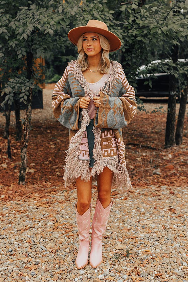 Across Campus Knit Cardigan | Impressions Online Boutique