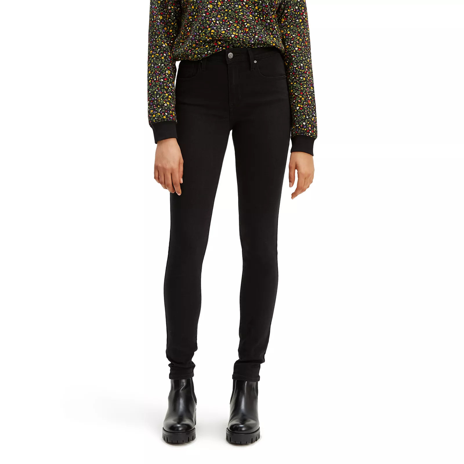 Women's Levi's® 721™ High Rise Skinny Jeans, Size: 29(US 8)Small, Soft Black | Kohl's