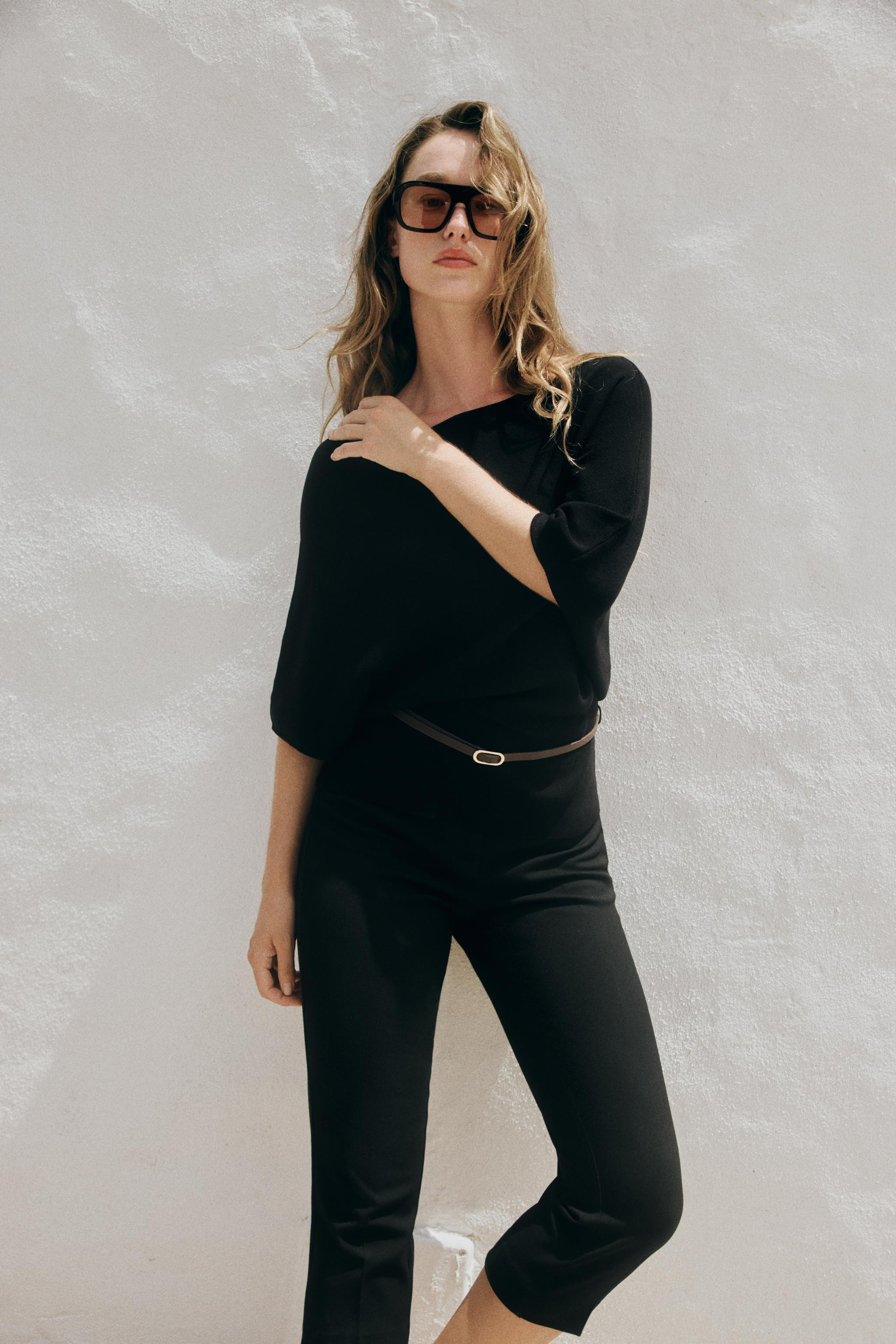KNIT BELTED TOP | Zara AU
