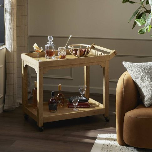 Areg Bar Cart (37") | West Elm (US)