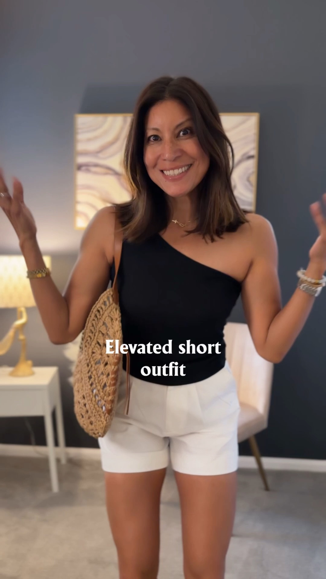 Nothing like white trouser shorts to feel a little elevated 

Outfit @Target 

Wearing 2 in shorts 
Top xs 
Shoes tts

#LTKSeasonal #LTKPetite #LTKOver40
