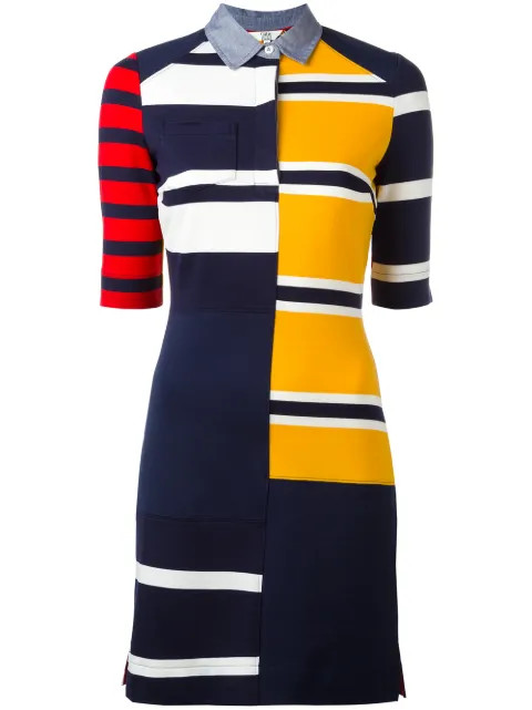 patchwork polo dress | FarFetch Global