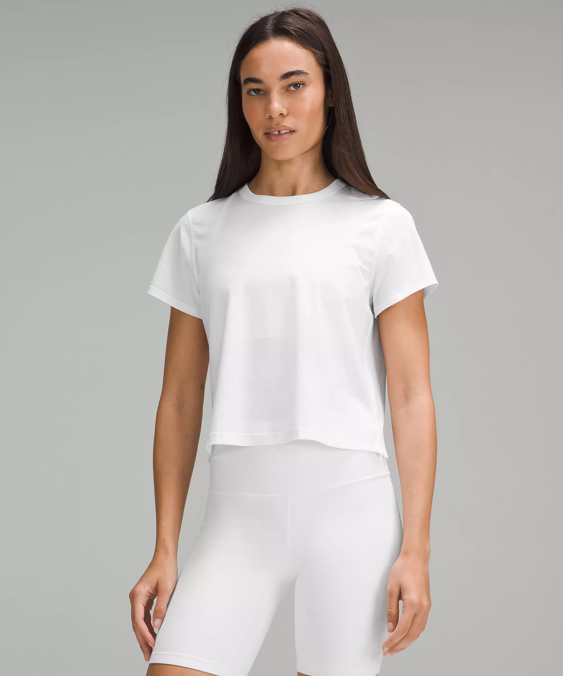 Classic-Fit Cotton-Blend T-Shirt | Women's Short Sleeve Shirts & Tee's | lululemon | Lululemon (US)