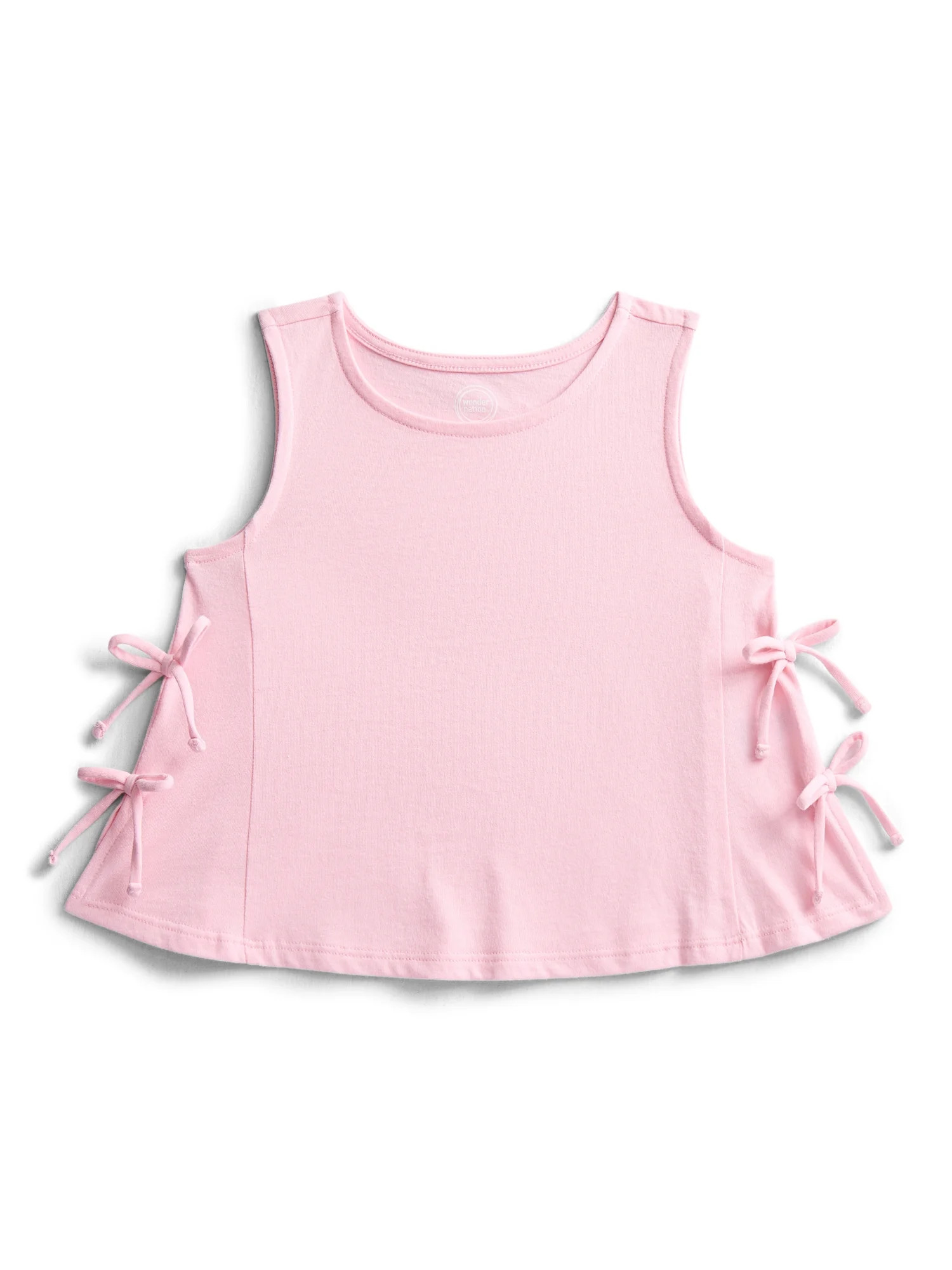 Wonder Nation Girls Fashion Bow Tank Top, Sizes 4-18 & Plus | Walmart (US)