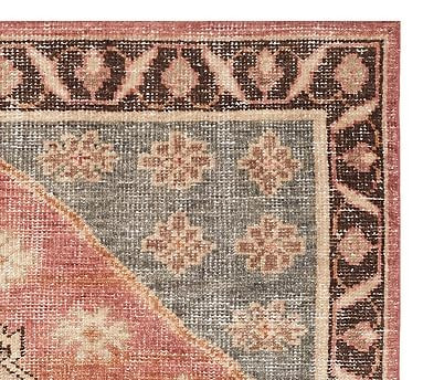 Maia Handknotted Rug Swatch - Warm Multi | Pottery Barn (US)