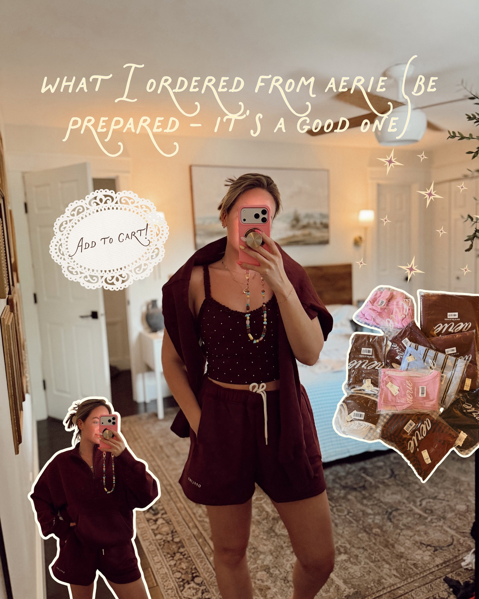 My recent Aerie order 🤎 lots of transitional pieces and polka dots 🙊 They have the cutest new arrivals, also linking what’s in my cart currently! 🔗

#LTKootd #LTKActive #LTKSaleAlert