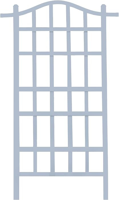 Dura-Trel Melrose Vinyl Garden Trellis, Outdoor Plant Support PVC Grid, White, 35" x 75" - Wall M... | Amazon (US)