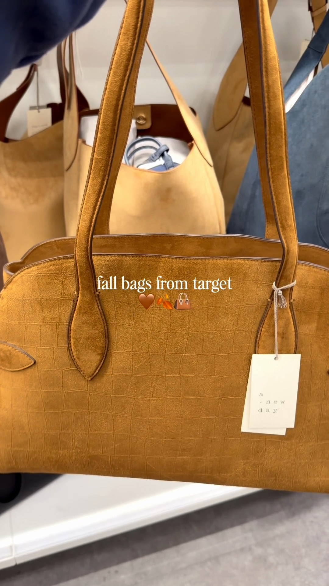 The Target bag section rn >>> 🔥 Seriously loving all the fall bags! From suede, faux leather, to jelly bags, there’s a perfect style for every look! Which is your fav?

#LTKSeasonal