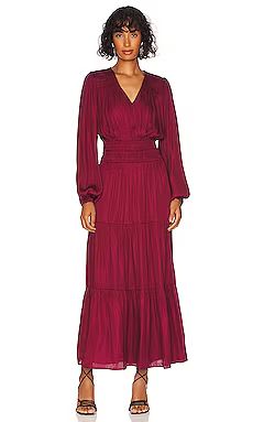 MINKPINK Elvina Midi Dress in Wine from Revolve.com | Revolve Clothing (Global)