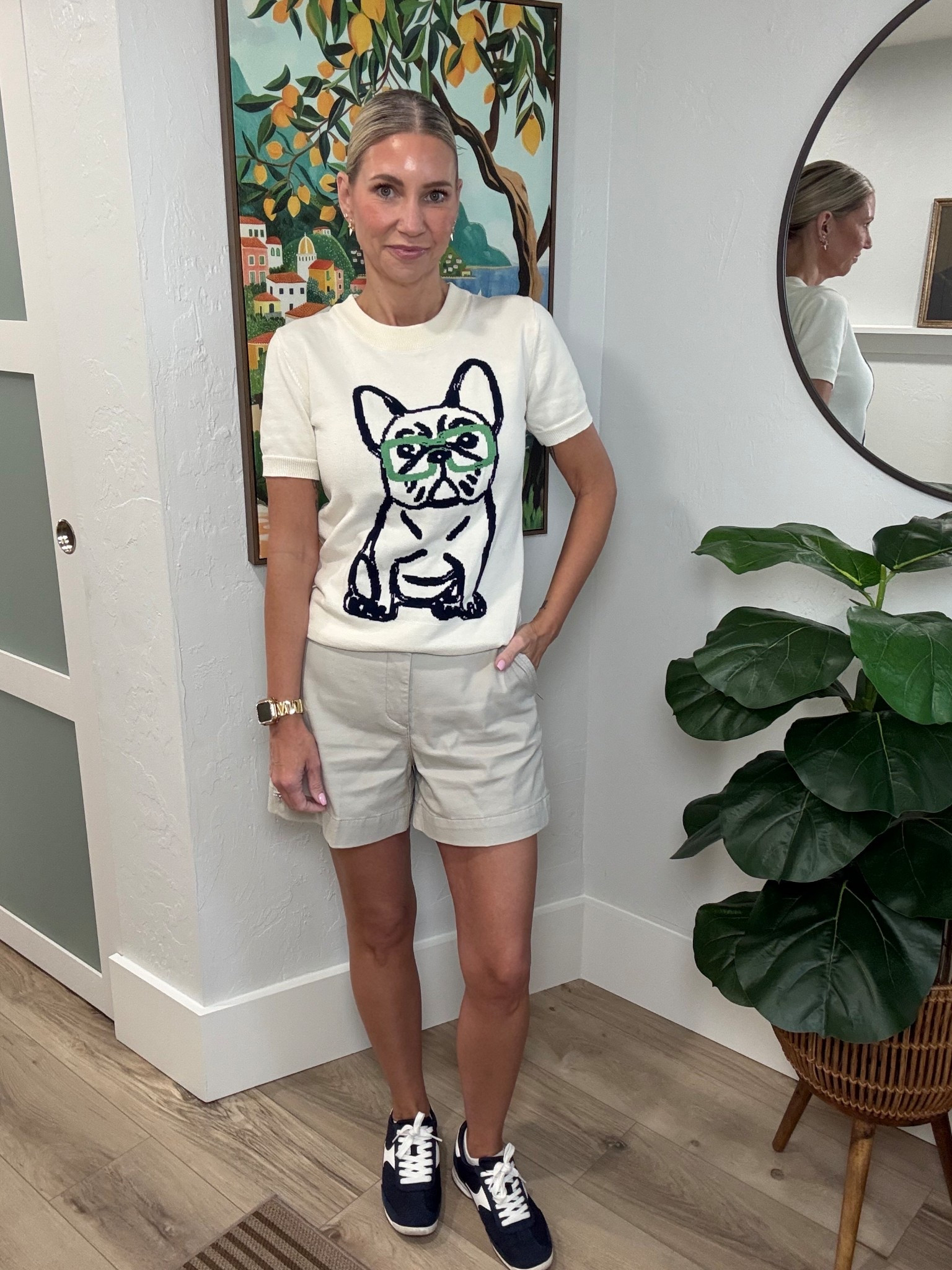 ✨Spanx Sale Alert✨

You know I love my Spanx Twill Pants, but I also love the shorts as well! They’re a nice tailored short that can be worn casually or dressed up a bit for a summery look. They still feature the zippered pocket and smoothing panels like the pants. I’m wearing a small in the 5 inch length. 

My top is from Oxknit. I love their retro styles and fun prints. I’m wearing a medium but could easily size down to a small. 

Sneakers are from Target. 



#LTKootd #LTKgrwm #LTKSpringSale