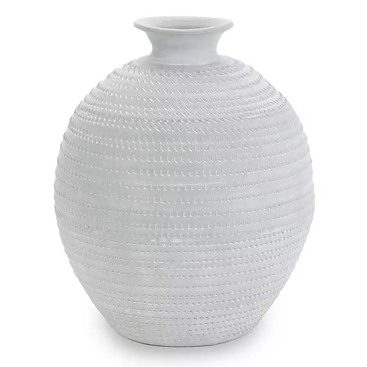 New! Matte Blue Gray Ceramic Vase, 12.6 in. | Kirklands