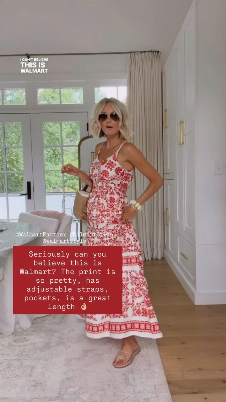 How perfect would this dress be for vacation?! I love the print! Wearing XS. #WalmartPartner @WalmartStyle

Loverly Grey, Walmart find, Walmart fashion, floral maxi dress, vacation dress, summer dress, summer fashion

#LTKootd #LTKSeasonal