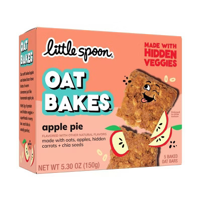 Little Spoon Apple Pie Baked Oat Baked Bar Kids' Snacks - 5.3oz/5ct | Target