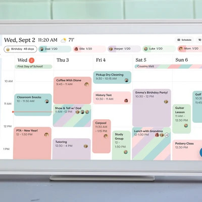 The Skylight Calendar with Refurbished Memory – 15" with Plus Plan | Skylight | Skylight