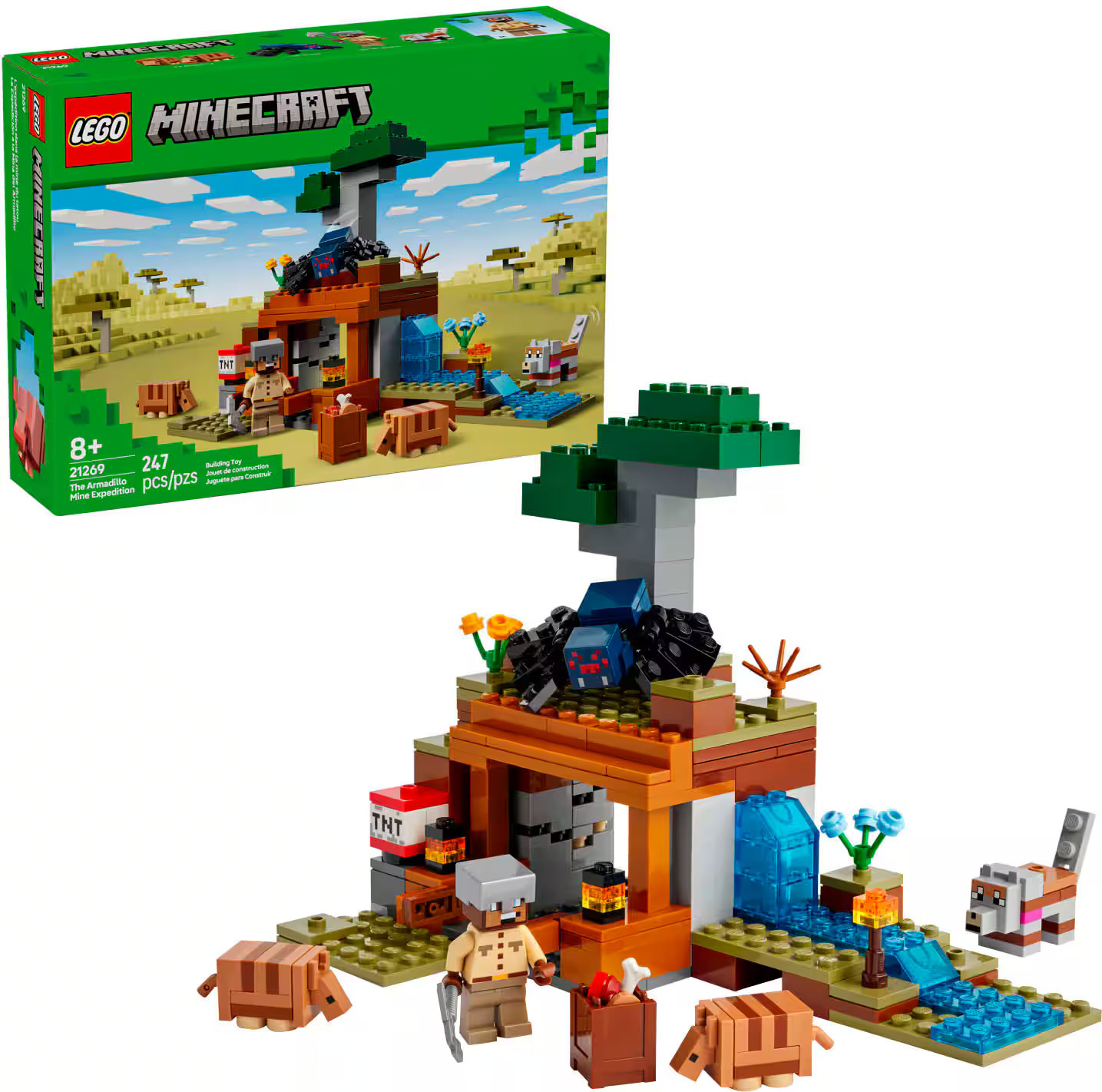 LEGO - Minecraft The Armadillo Mine Expedition Building Toy 21269 | Best Buy U.S.