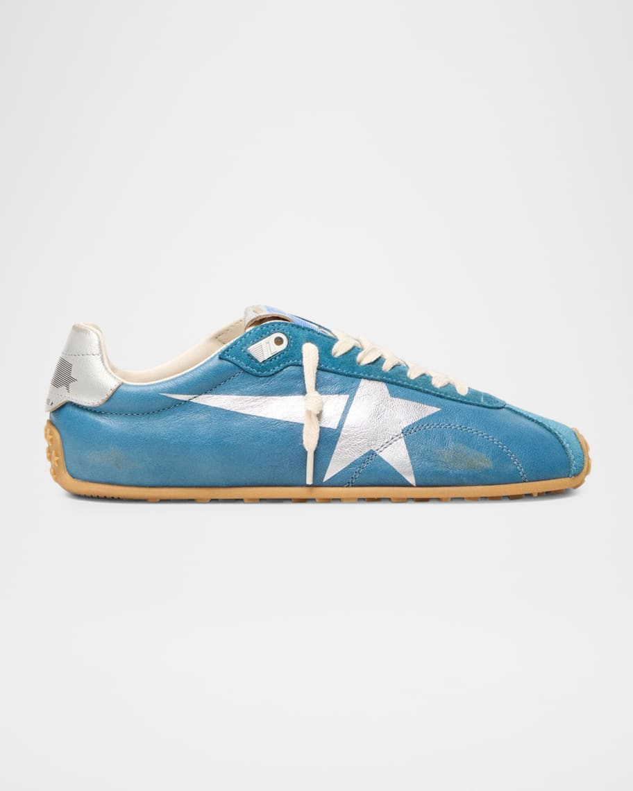 Golden Goose Marathon Speed Leather Low-Top Sneakers | Neiman Marcus