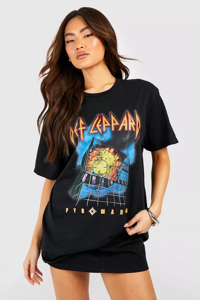 Def Leppard Band T-shirt | Boohoo.com (US & CA)