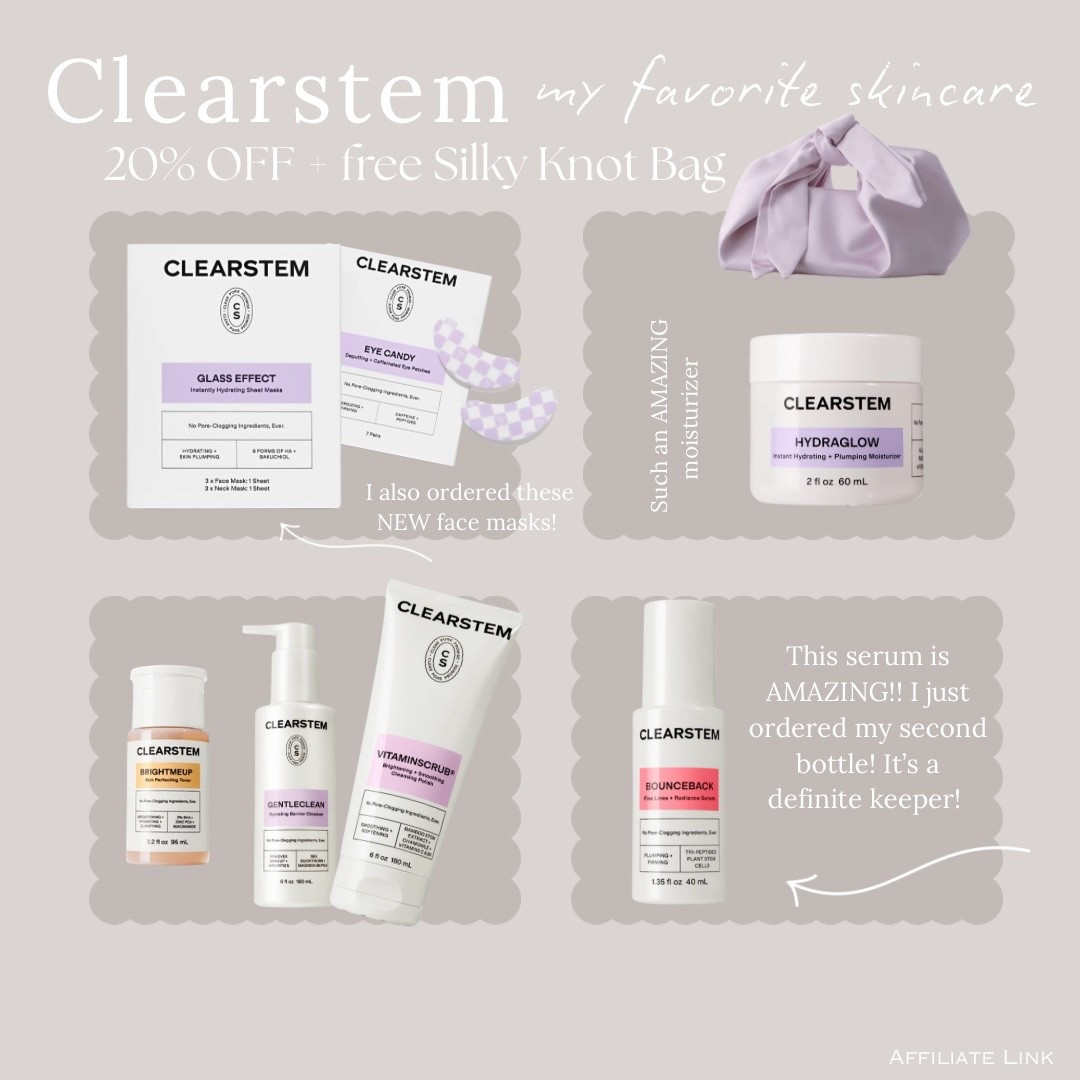 My everyday skincare line is 20% off with code GLOW20! ✨

Products I’ve ordered on repeat:

• HYDRAGLOW moisturizer 
• VITAMINSCRUB cleanser
• GENTLECLEAN cleanser
• BOUNCEBACK serum 



#faceproducts #faceserum #skincare #dailyroutine #facecleanser #nonporeclogging #facemasks #glassskin #moisturizer #womenover40 #clearsteam

#LTKselfcare #LTKmorningroutine #LTKSaleAlert
