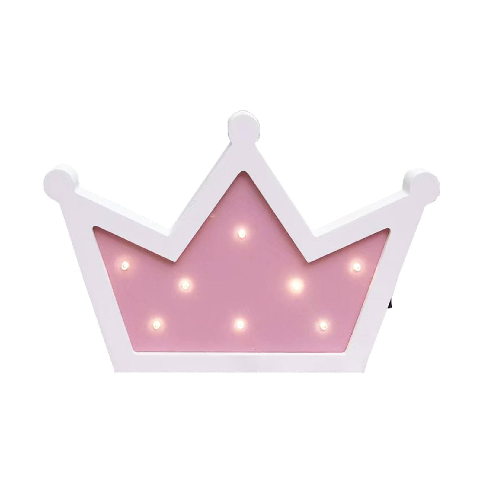 Pink Crown LED Light,Crown Lights Wall Decor,Princess Queen Kings Decoration Sign for Kids Room H... | Amazon (US)