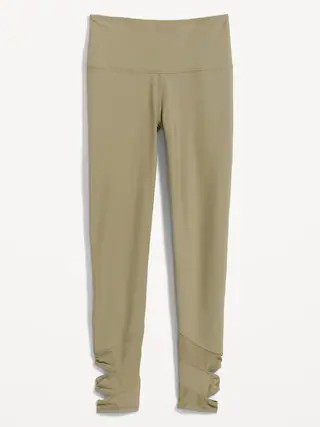 High-Waisted PowerSoft 7/8-Length Side-Cutout Leggings for Women | Old Navy (US)