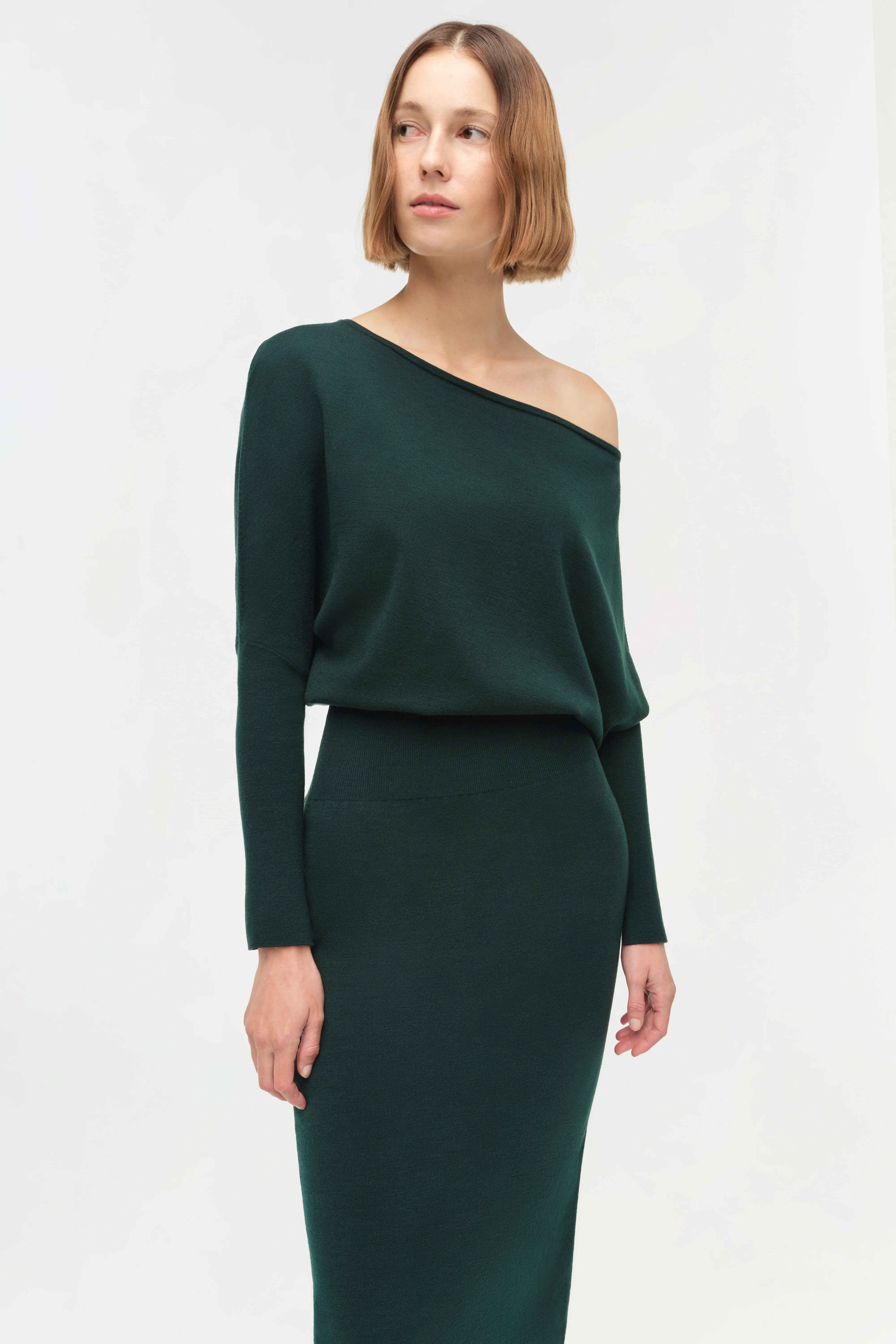 Janese Off Shoulder Midi Dress | Simkhai
