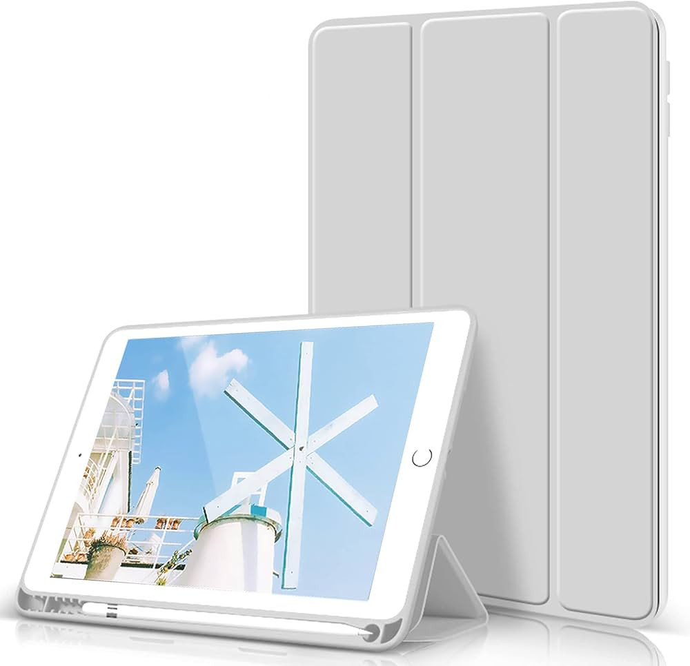 kenke Case for iPad Air 3 10.5" (3rd Gen) 2019,Light Weight Trifold Smart Case with Pencil Holder... | Amazon (US)