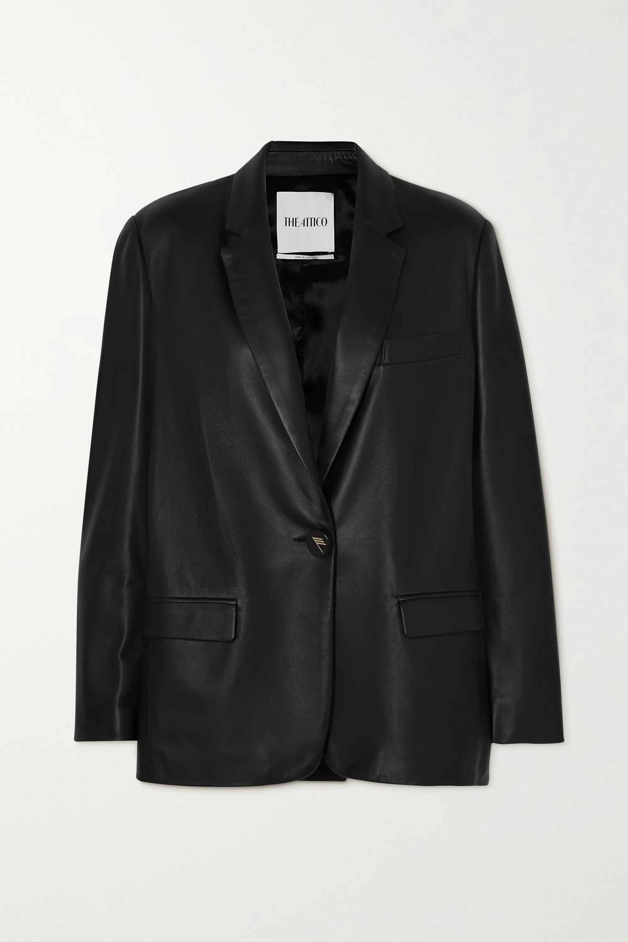 Leather blazer | NET-A-PORTER (US)