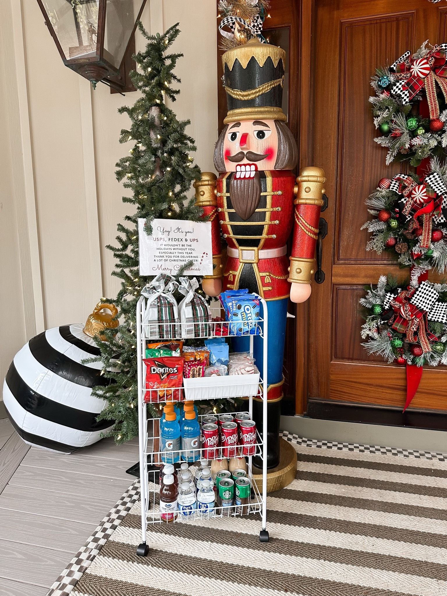 Delivery driver snack caddy 
Christmas idea
Christmas snack

#LTKfindsunder50 #LTKHoliday