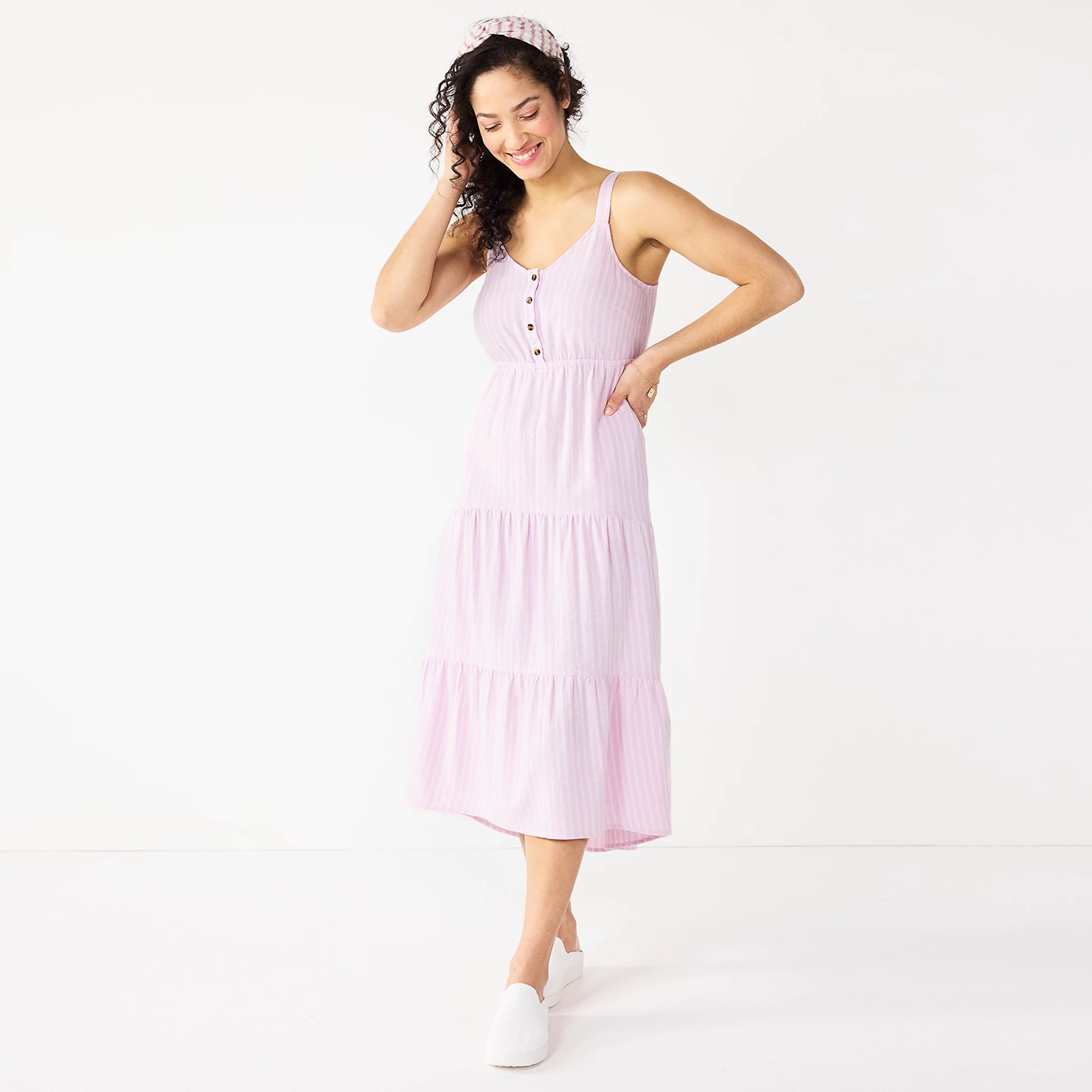 Women's Sonoma Goods For Life® Tiered Maxi Dress | Kohls | Kohl's