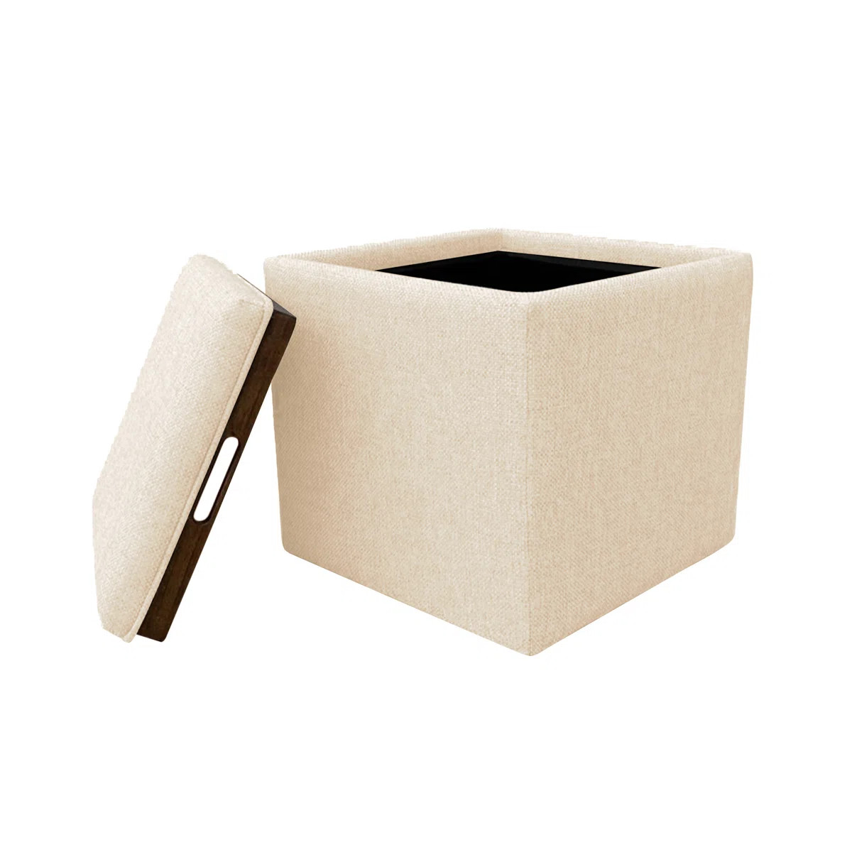 Homepop Storage Ottoman With Tray Top | Wayfair North America