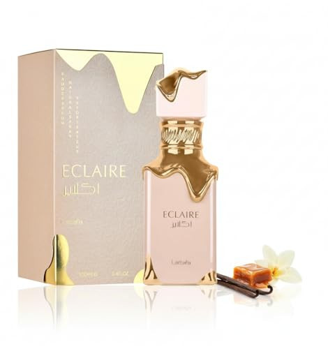 Lattafa Eclaire - Vanilla, Caramel, Sweet, Floral - Eau de Parfum Long-Lasting Fragrance for Women, 3.40 Ounce / 100 ml | Amazon (US)