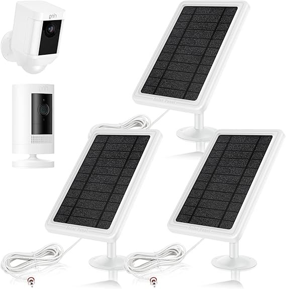 Ring Solar Panel Charger, Solar Panel for Ring Stick Up Cam 2nd & 3rd Gen, Ring Spotlight Camera ... | Amazon (US)