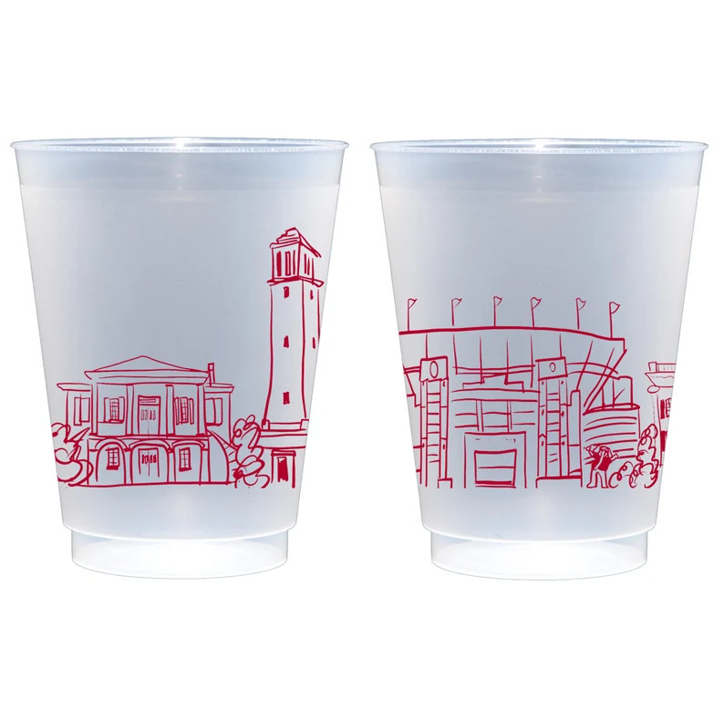 University of Alabama Campus Skyline Frosted Roadie Cup 10 - Etsy | Etsy (US)
