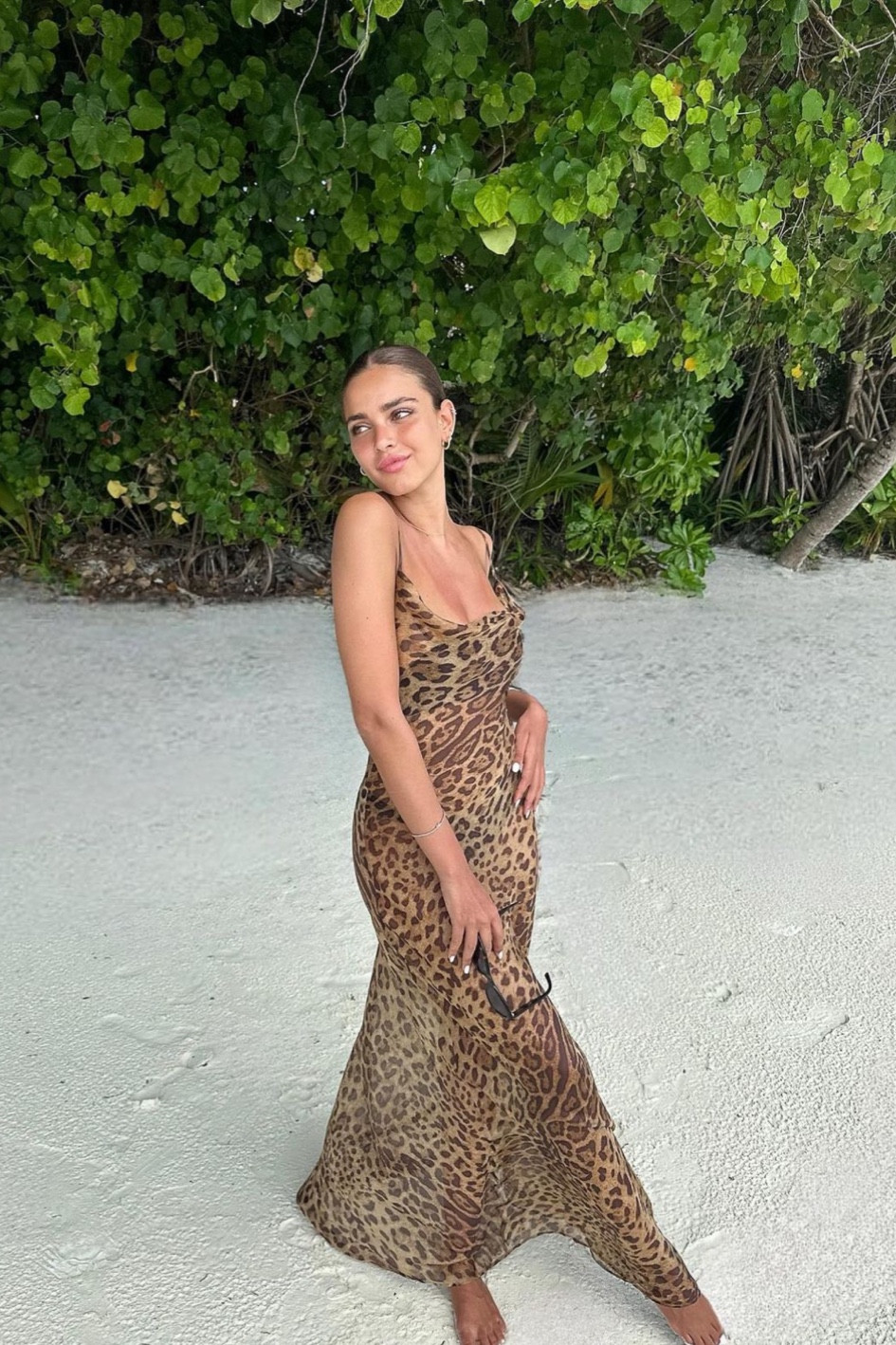 robe léopard transparente robe à bretelle motif léopard marron noir robe longue de plage 

#LTKFind #LTKSeasonal #LTKswim