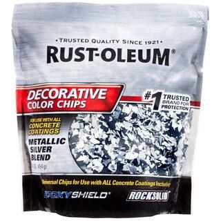 Rust-Oleum 1 lb. Metallic Silver Decorative Color Chips (6-Pack) 336054 - The Home Depot | The Home Depot