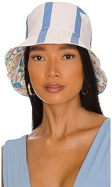 Maaji Rita Reversible Bucket Hat in Chinoiserie from Revolve.com | Revolve Clothing (Global)