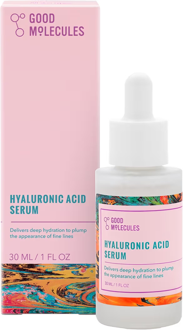 Amazon.com: Good Molecules Hyaluronic Acid Serum - 1% Hyaluronic Acid Non-greasy Ultra Hydrating ... | Amazon (US)