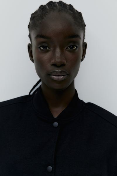 Linen-blend Bomber Jacket | H&M (US + CA)