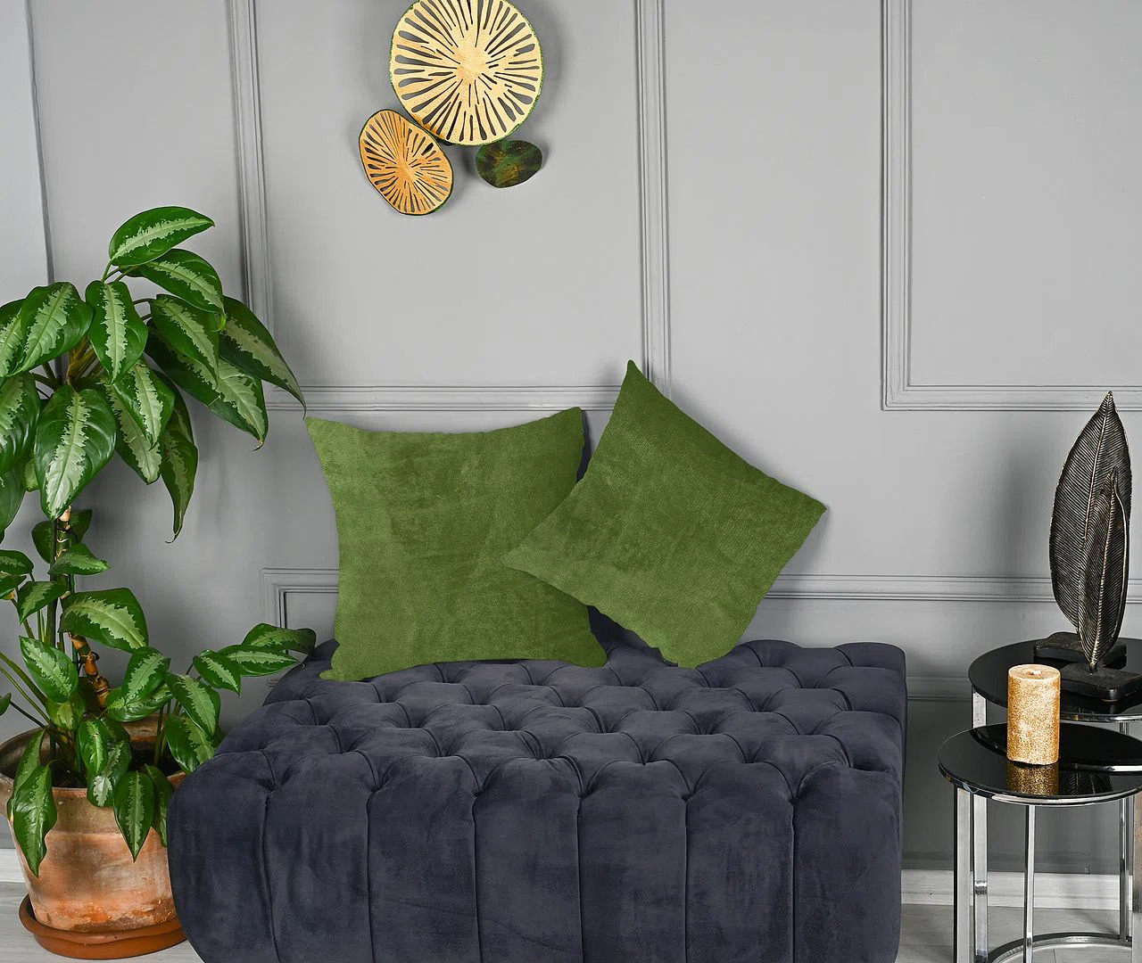 Velvet Throw Square Pillow Cover (Set of 2) | Wayfair North America