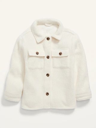 Textured Double-Knit Shacket for Girls | Old Navy (US)