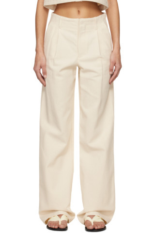 Loulou de Saison - Off-White Jiva Trousers | SSENSE