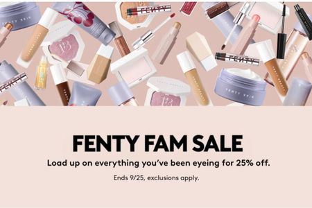 25% off Fenty Beauty & Fenty Skin! I’ve linked some of recommendations! 

#LTKfindsunder50 #LTKbeauty #LTKsalealert