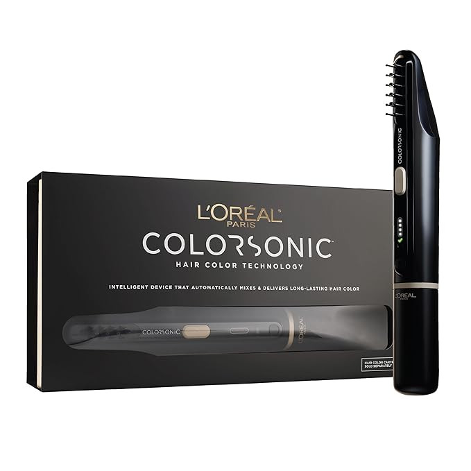 L'Oreal Paris Colorsonic Permanent Hair Dye Coloring Device for Root Touch Up, All Over Color, an... | Amazon (US)