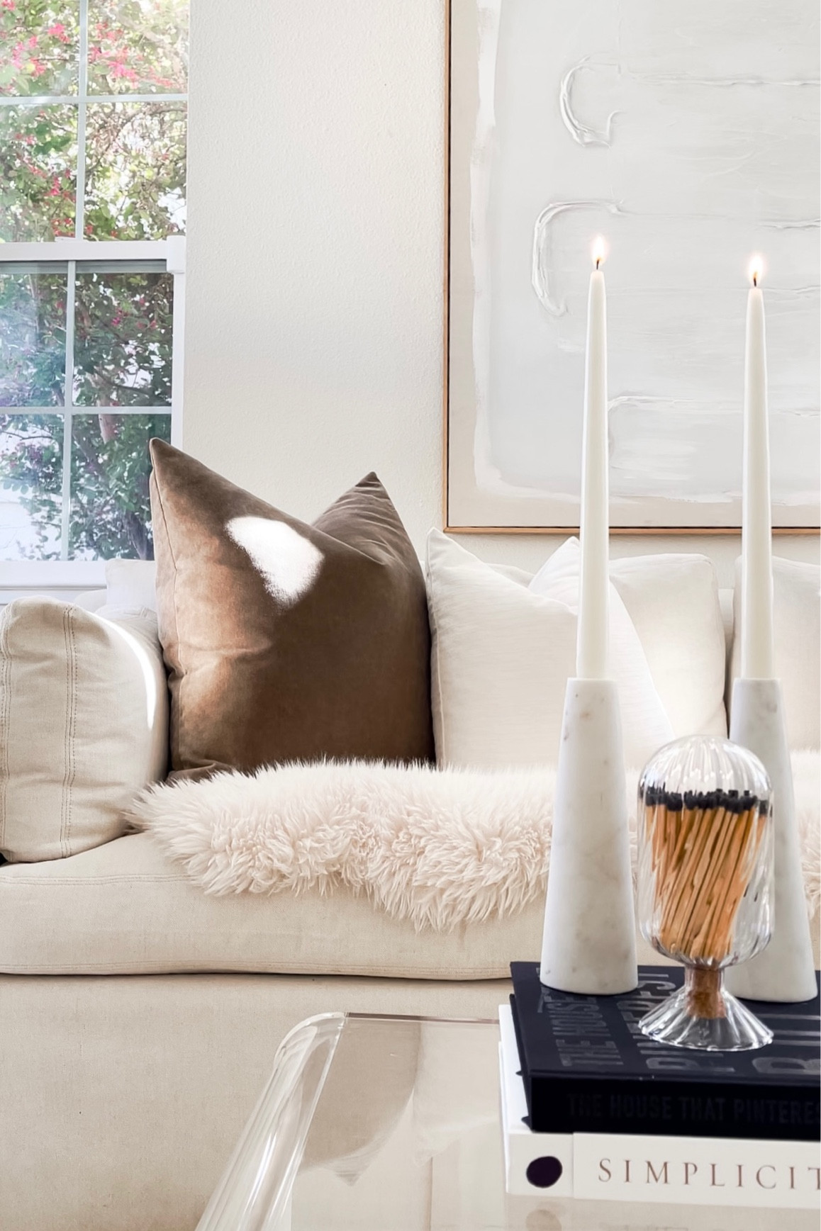 Cozy living room vibes ! 
#crate&barrel #modernhome

#LTKSeasonal #LTKunder100 #LTKhome