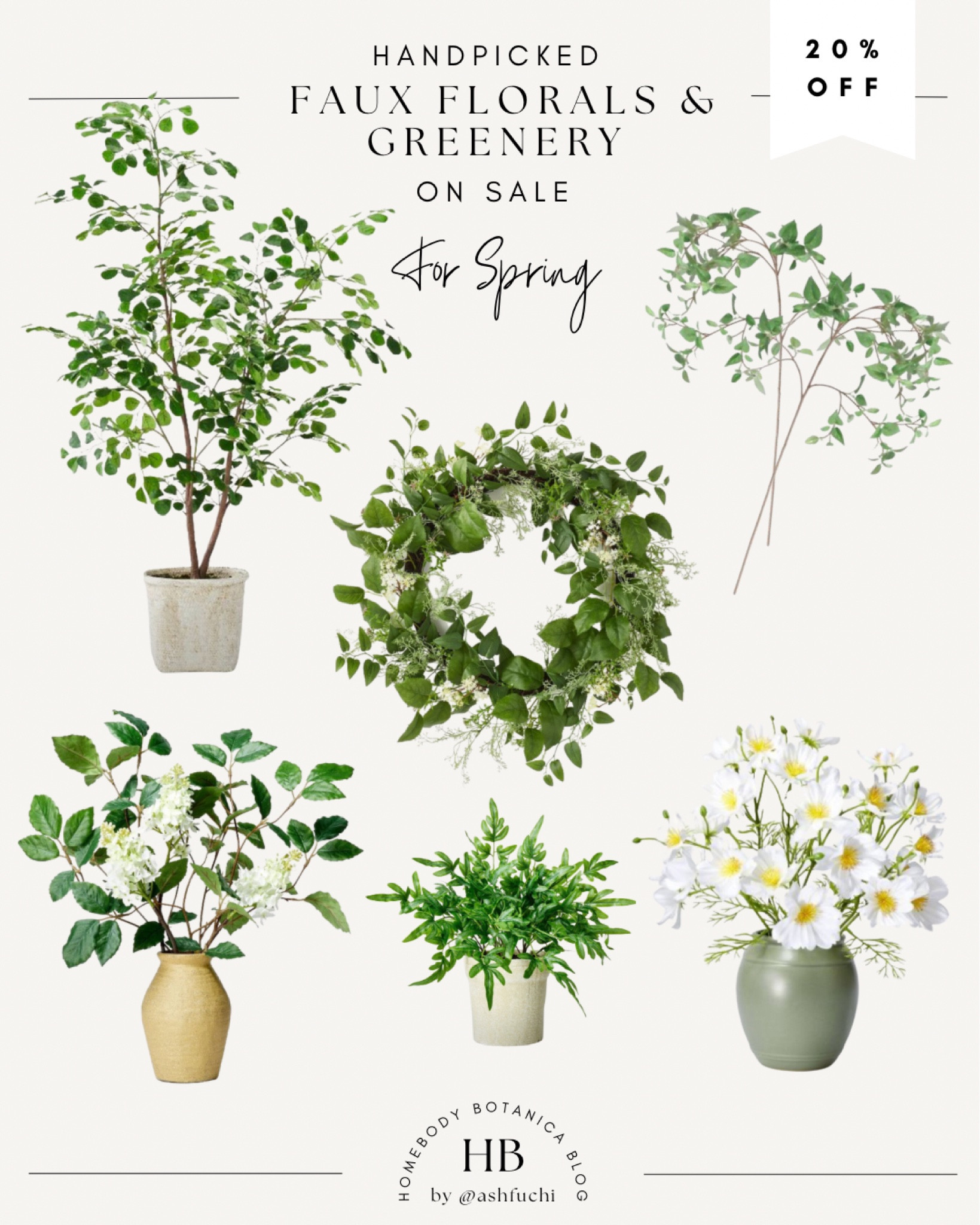 Faux florals greenery trees 20% off 

#LTKstyletip #LTKhome #LTKsalealert