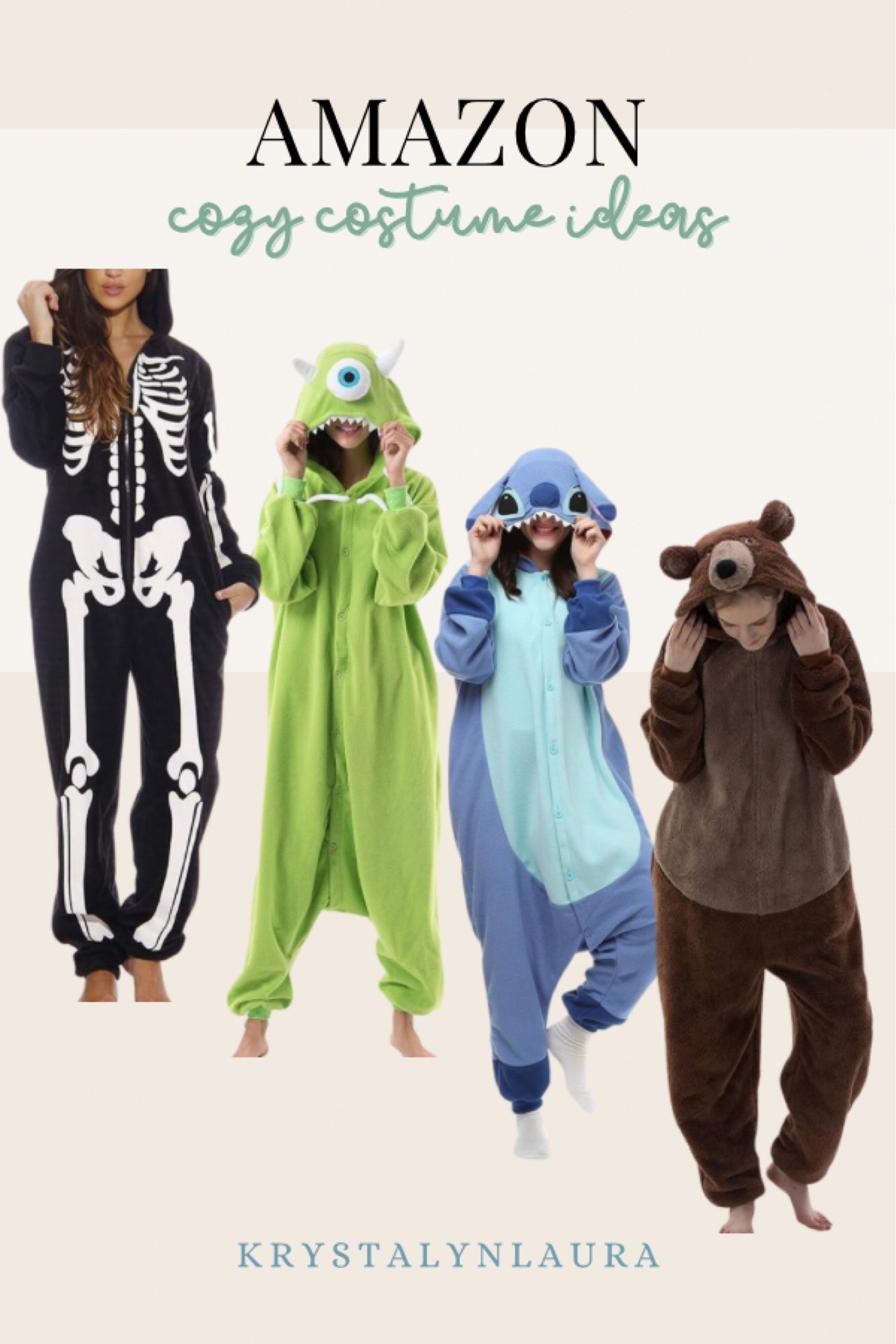 Super cute and affordable, cozy costume ideas! Onesie costumes on @amazon are always comfy and fun 🤩 

#LTKParties #LTKHalloween #LTKFindsUnder50